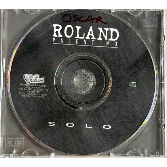 Roland Valentino – Solo CD 2002 Villar Music Latin Ballads Love Songs Rare OOP - Picture 6 of 8